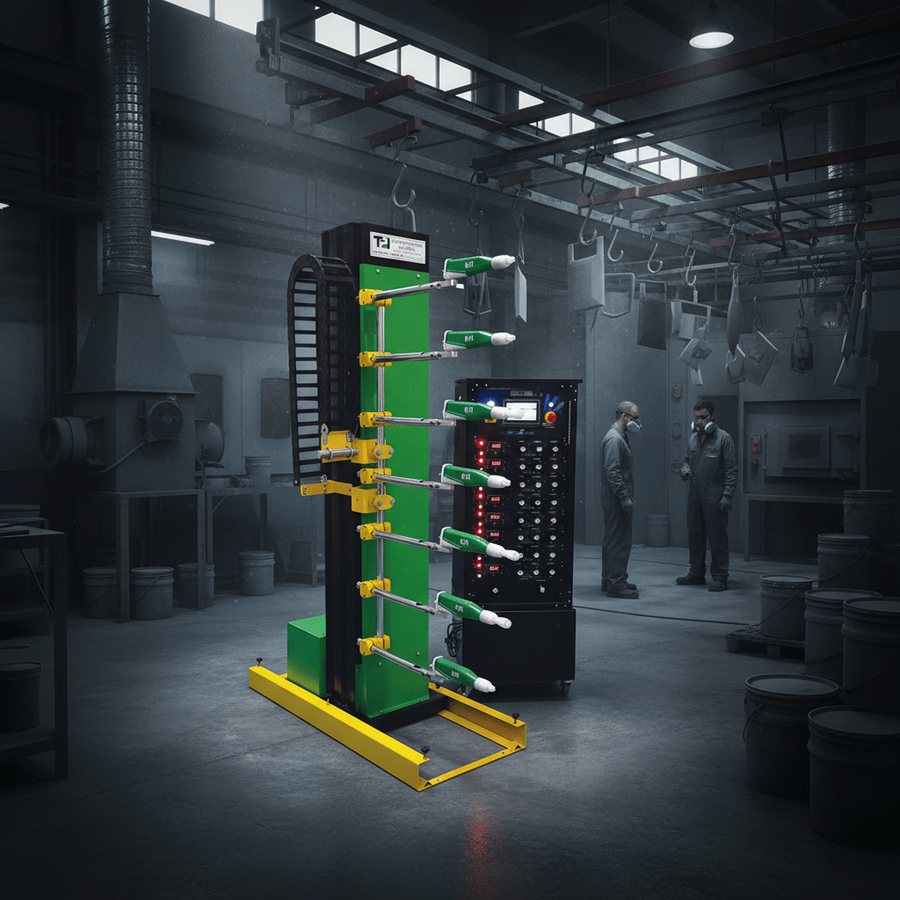 Reciprocador e armário de fontes da linha de equipamentos automáticos TPI